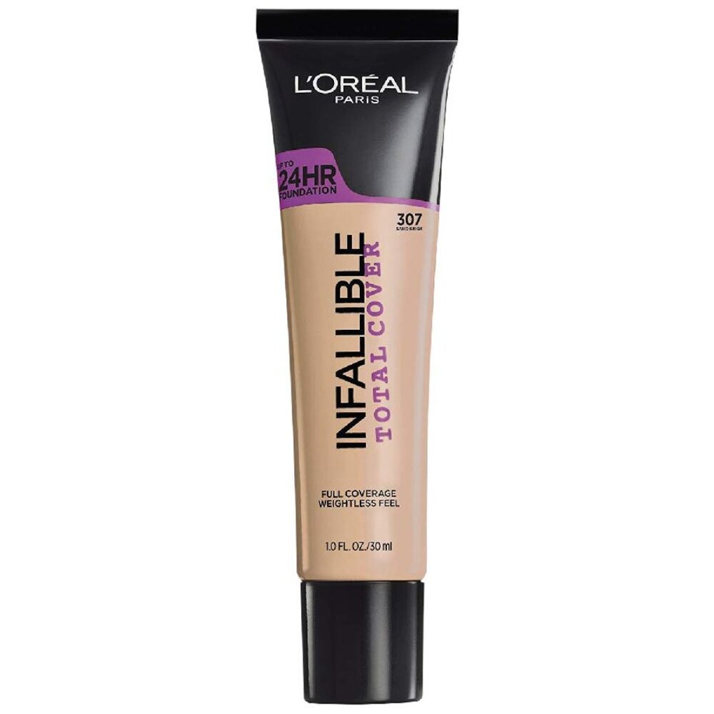 307 Sand beige  Infallible Total Cover Full Coverage Weightless Foundation